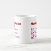 重点を置かれる薬学学生"排出された"ギフト コーヒーマグカップ (中央)