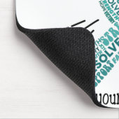 重症筋無力症の戦士ギフトをサポート マウスパッド (コーナー)