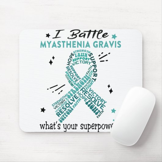 重症筋無力症の戦士ギフトをサポート マウスパッド (マウス)
