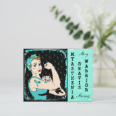 重症筋無力症はがき ポストカード (スタンド正面)