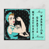 重症筋無力症はがき ポストカード (正面)