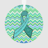 重症筋無力症スノーフレーククリスマスオーナメント オーナメント (裏面)