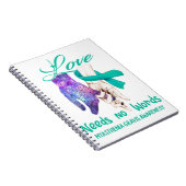 重症筋無力症認識度愛は言葉を必要としない ノートブック (右側)