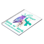 重症筋無力症認識度愛は言葉を必要としない ノートブック (左側)