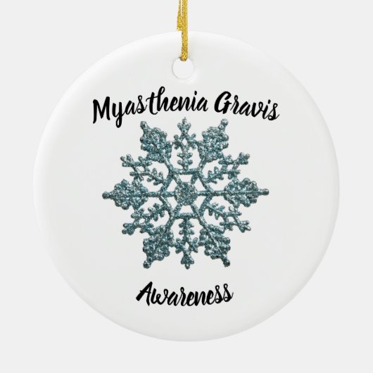 重症筋無力症認識度 セラミックオーナメント (裏面)