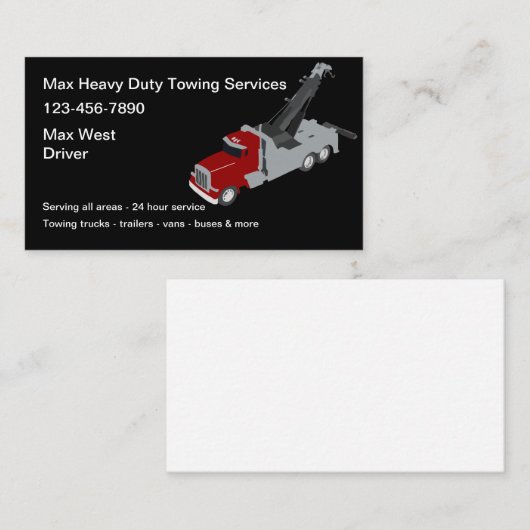 重税えい航サービス 名刺 (正面/裏面)