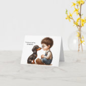 重篤なダシュント カード (黄色い花)