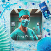 重篤な外科医誕生日 ペーパープレート (パーティー)