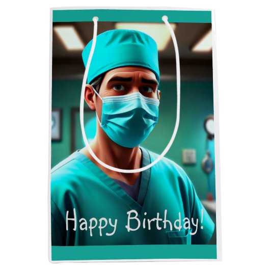 重篤な外科医 ミディアムペーパーバッグ (正面)