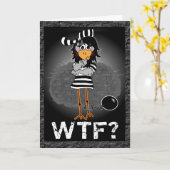 重罪かなぜ: Jailbirdの挨拶状 カード (黄色い花)