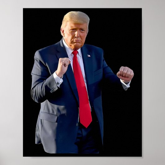 重罪人のように踊る トランプ ダンス 投票はトランプへ ポスター (正面)