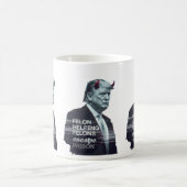 重罪救済者は刑務所の悪トランプを逃れる コーヒーマグカップ (中央)