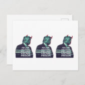 重罪救済者は刑務所の悪トランプを逃れる ポストカード (正面/裏面)