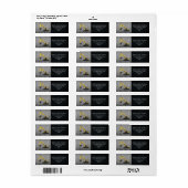 重装備事業用掘削機差出人住所 ラベル (フルシート)