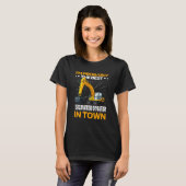 重装備掘削掘削機オペラート Tシャツ (正面フル)