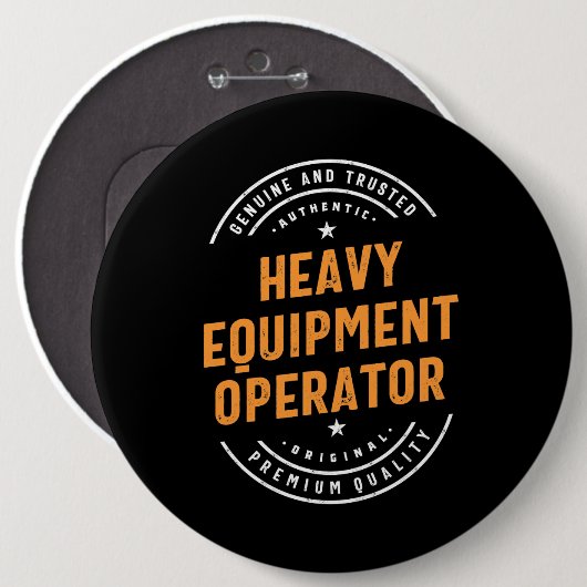 重装備業者 缶バッジ (正面&裏面)