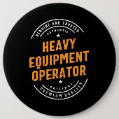 重装備業者 缶バッジ (正面)