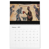 重装歩兵! 戦争のカレンダーのギリシャ人 カレンダー (2月 2027)