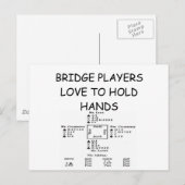 重複したブリッジのジョーク ポストカード (正面/裏面)