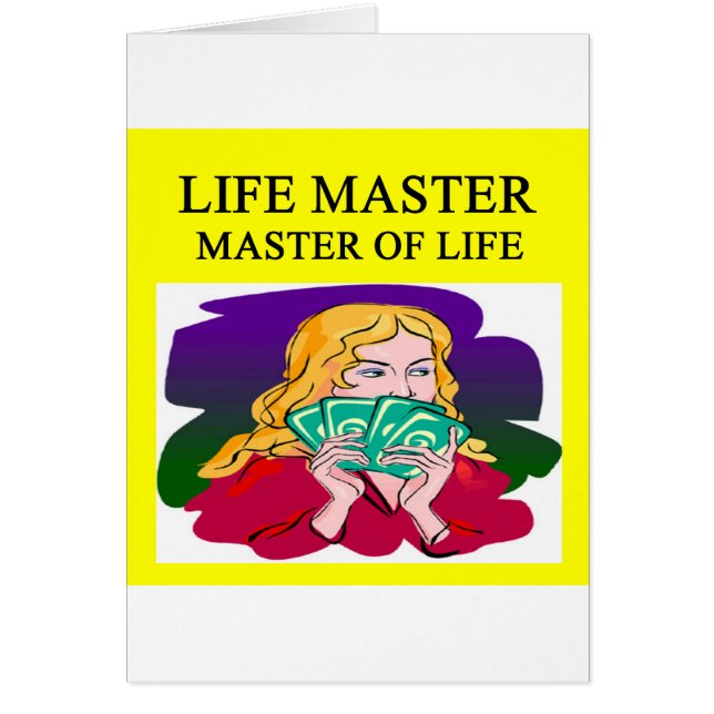 重複したブリッジ・プレーヤーの冗談 (正面)