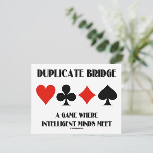 重複した橋ゲームの知性があるな心の大会 招待状 (スタンド正面)