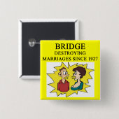 重複した橋ゲームプレーヤー 缶バッジ (正面&裏面)