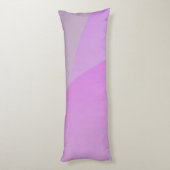 重複するイニシャル |ピンクモダン幾何学的 ボディピロー (裏面 (縦))