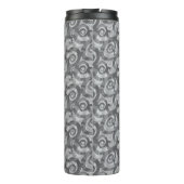 重複する抽象芸術らせん状パターン タンブラー (裏面)