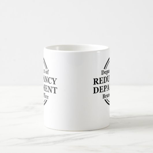 重複のおもしろマグカップのユーモアの部門 コーヒーマグカップ (中央)