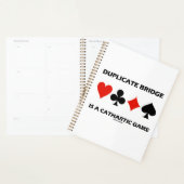 重複ブリッジはカタルティックなゲームカードスーツである プランナー手帳 (ディスプレー)