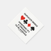 重複ブリッジ時々それは闘争の平均 スタンダードカクテルナプキン (角)