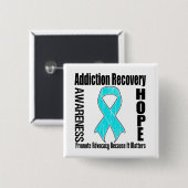 重要だからこそ中毒の回復を促進する 缶バッジ (正面&裏面)
