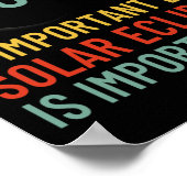 重要だが太陽のEclipseは重要だ ポスター (角)