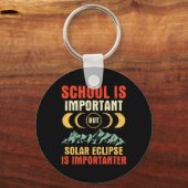 重要だが皆既食が太陽の重要である キーホルダー (正面)