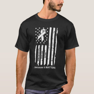 重要であるので肺癌の認識度 Tシャツ