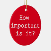 重要なのはITスローガン引用文タイポグラフィ セラミックオーナメント (右)