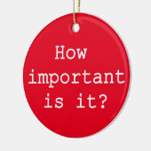 重要なのはITスローガン引用文タイポグラフィ セラミックオーナメント (左)