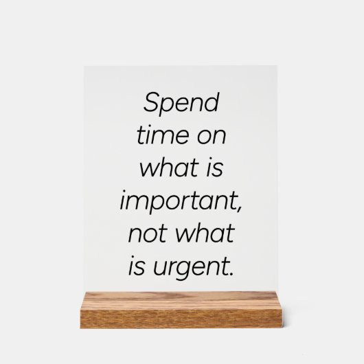 重要なアクリル記号 アクリルサイン (正面)