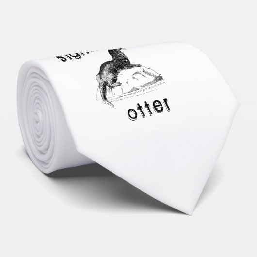 重要なカワウソ ネクタイ (ロール)