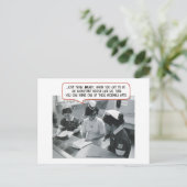 重要なナース – 愛らしい帽子 ポストカード (スタンド正面)