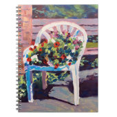 重要なノートをこの赤い黄色の青で置く ノートブック (正面)