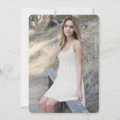 重要なマイルストーン:写真招待状 招待状 (裏面)