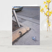 重要なメッセージ カード (黄色い花)