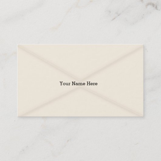 重要なメール封筒名刺 名刺 (裏面)