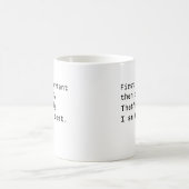 重要な事柄について最初に詩的なコーヒーマグ コーヒーマグカップ (中央)