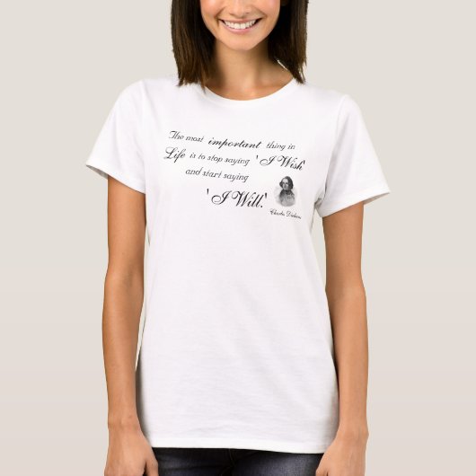重要な事柄のティー Tシャツ (正面)
