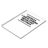 重要な会議で描いたドードル ノートブック (左側)