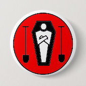 重要な坑夫 缶バッジ (正面)