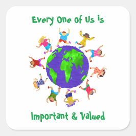 重要な子どもと重要な子ども スクエアシール