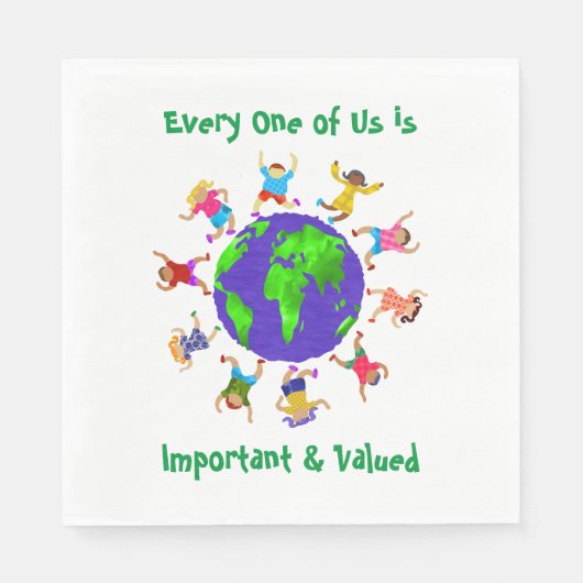 重要な子どもと重要な子ども スタンダードランチョンナプキン (正面)